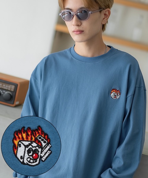 tシャツ 「SIDEWAY STANCE」オリジナル ワンポイント刺繍 ロンT メンズ レディース | SIDEWAY STANCE | 19