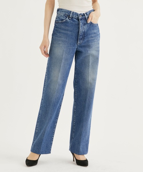 TANAKA タナカ　デニム　パンツ　ジーパン　ヴィンテージブルー TANAKA/タナカ】THE JEAN TROUSERS VINTAGE BLUE/ザジーンズ
