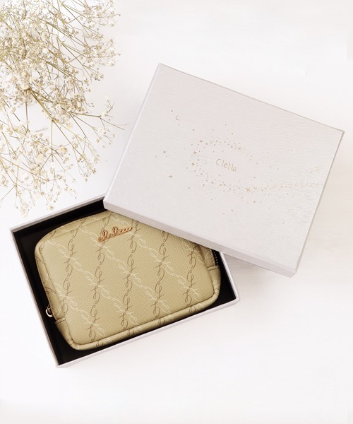 Clelia（クレリア） ポーチ 「Belle/ベェル」化粧ポーチ レディース