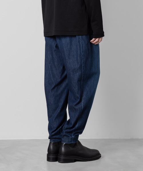 ATO ジーンズ WASHED TW0-TUCK TAPERED DENIM メンズ : ZOZOTOWN Yahoo 