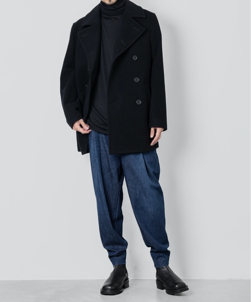 ATO ジーンズ WASHED TW0-TUCK TAPERED DENIM メンズ : ZOZOTOWN