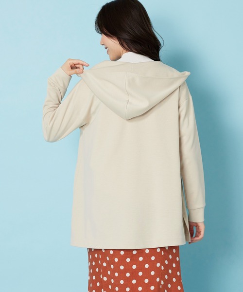 as''on フードジップパーカー ジップアップ as