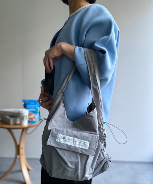 sakishimatokyo トートバッグ 「撥水加工つき」「軽量」ドロストトート