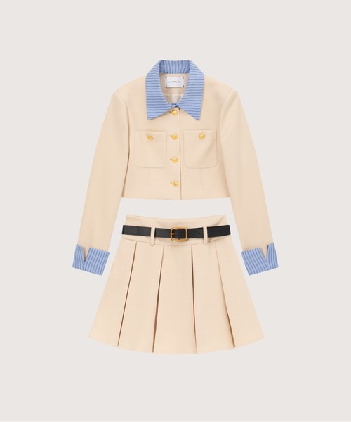 ぽっぽさん専用LAYMEE セットアップ 男女兼用】ほかリッチミックスフリースフルジップ【セットアップ着用可