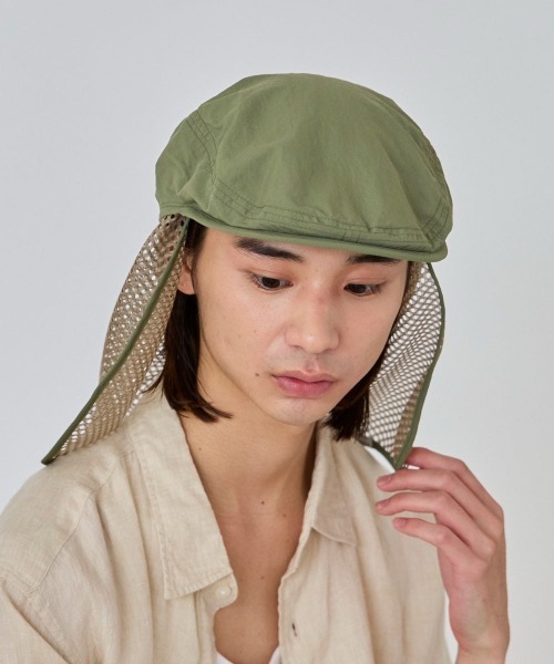override 帽子 ベレー帽 OVERRIDE REN MESH SUNSHADE HUNTING