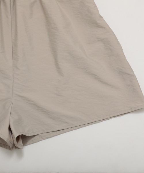 Fit more フィットモア　袖フリルロンパース　ラッシュガード　ベージュ セール】【ZOZO限定商品】袖フリルロンパースラッシュガード