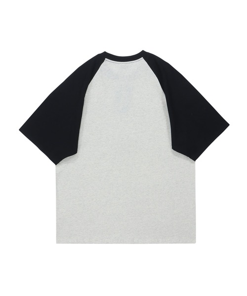 tシャツ HOOK -select- アメカジ英字プリントラグランスリーブビッグ 