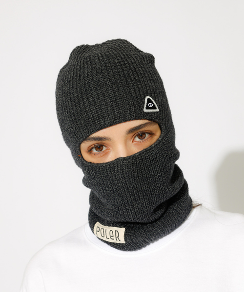 POLeR（ポーラー） ニット帽 ニットキャップ BALACLAVA/バラクラマ