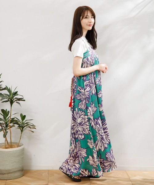 AMERICAN RAG CIE ワンピース LEIN 総柄プリントキャミ