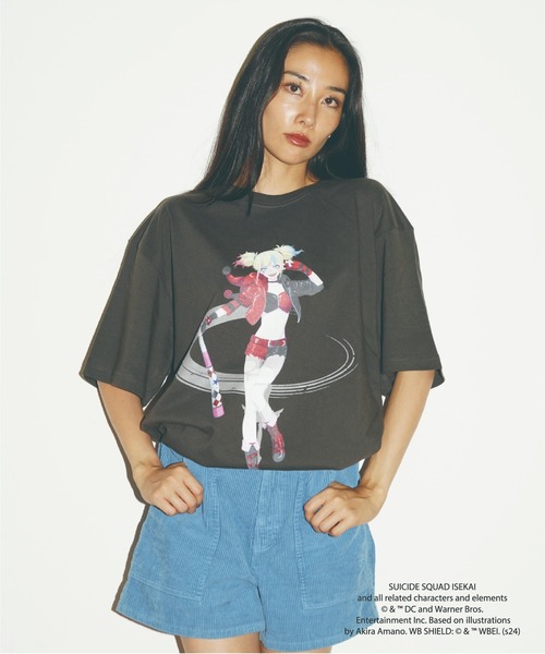 tシャツ HARLEY QUINN BIG PRINT Tシャツ レディース メンズ tシャツ HARLEY QUINN BIG PRINT Tシャツ レディース メンズ