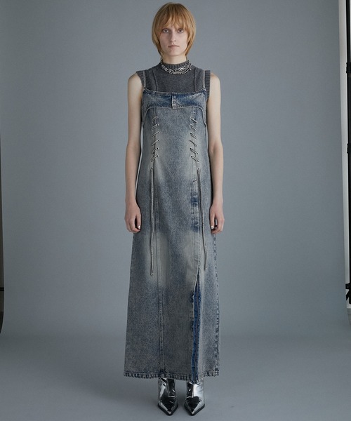 プランクプロジェクト PRANK PROJECT Denim CamiDress PRANK PROJECT ワンピース 4ステップデニムキャミワンピース / 4