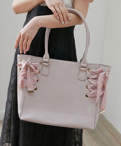 MAJESTIC LEGON（マジェスティックレゴン） トートバッグ サイドレース