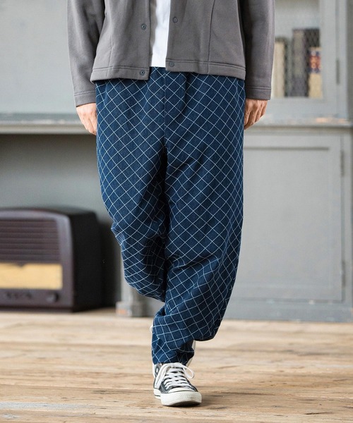 ブルー バルーンデニムパンツ 綿100％立体切替デニムバルーンパンツ［Soiunique］ 通販