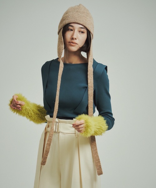ORIENT MILLINERY ニット帽 ニットキャップ LONG WINTER レディース
