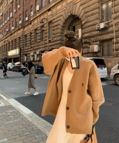 超美品 正規品 CELINE 限定カーディガン ロゴニット オーバーサイズ CELINE - セリーヌ CELINE カーディガン ロゴ スウェット