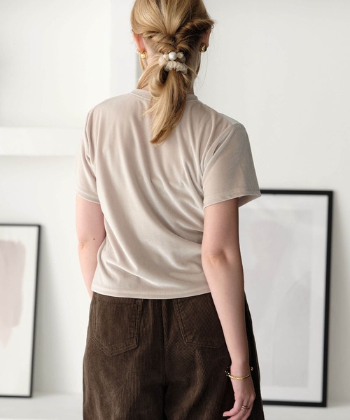 Mia tシャツ ベロアTシャツ レディース : ZOZOTOWN Yahoo!店 - 通販