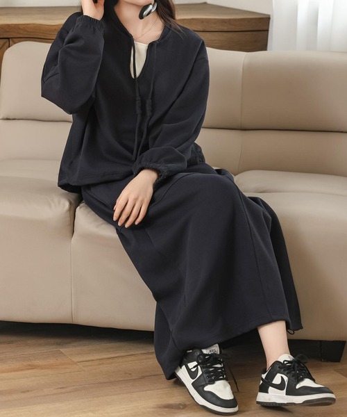 トレーナー スウェット key neck pullover setup レディース SUWDEE トレーナー スウェット key neck pullover setup