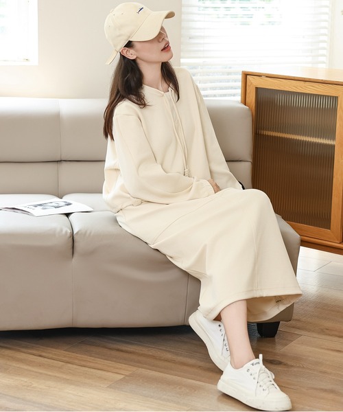 トレーナー スウェット key neck pullover setup レディース_14