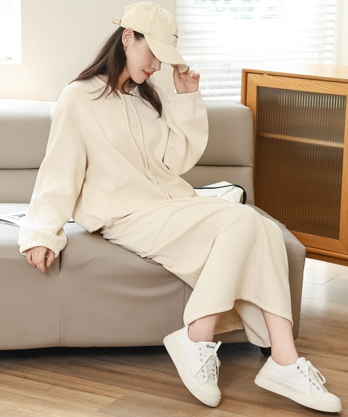 トレーナー スウェット key neck pullover setup レディース_15