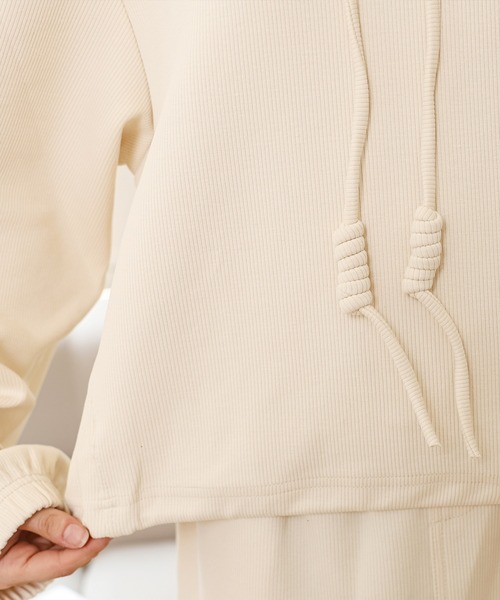 SUWDEE トレーナー スウェット key neck pullover setup