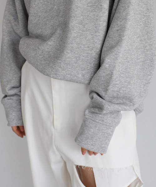 ENC トレーナー スウェット foil print big sweat / オーバー