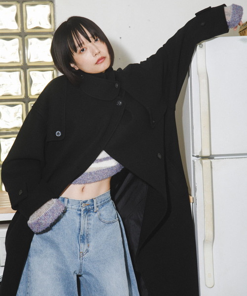 styling/ベージュコクーンシルエットロングコート新品未使用 herc07130s2_1.jpg