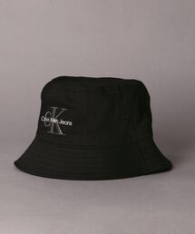 新品 カルバンクライン CK ロゴ ブラック デニム バケットハット バケハ Calvin Klein（カルバン・クライン） 帽子 ハット メンズ モノグラム