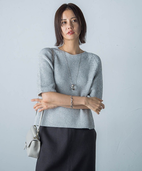 LAUTREAMONT（ロートレアモン） ニット セーター CANBELラメMIXニット