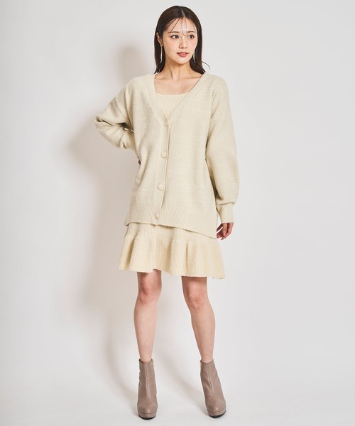 31 Sons de mode ワンピース ロングカーデセットミニワンピース