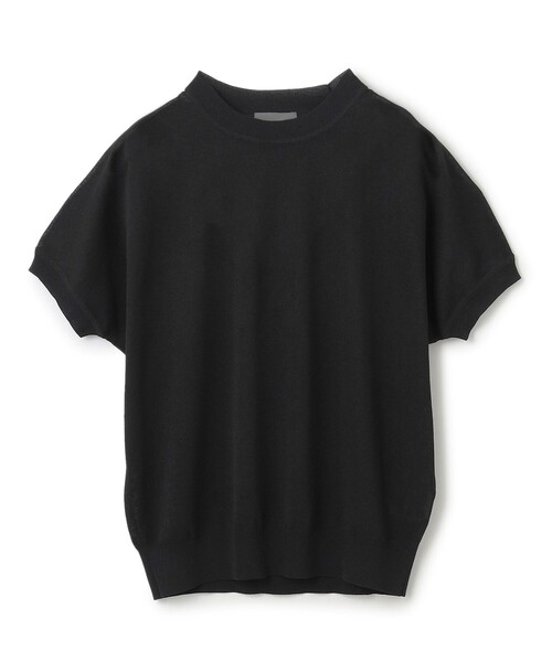 uncrave黒ブラックシアーニット タートルネック トップス　カシミヤ×シルク カシミヤ混ソフトタッチタートルネック｜JENNE(ジェンヌ)公式