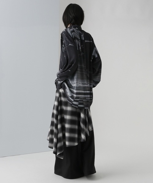 パンツ 「UNDERGROUND MODE」チェックレイヤードパンツ(HARE) メンズ  