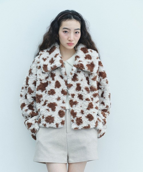 Heather ブルゾン アウター ショートファーブルゾン 202610 レディース