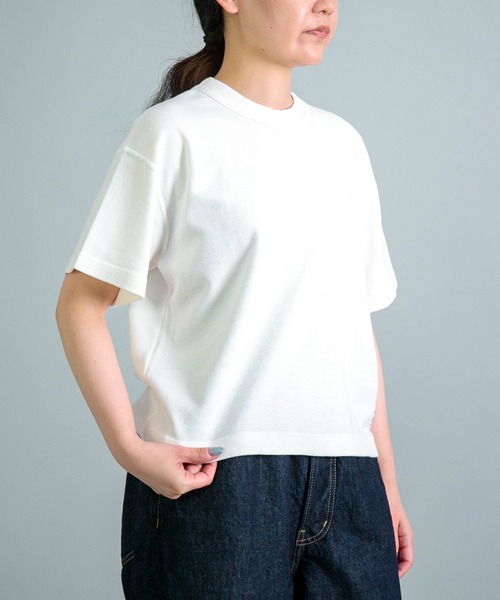 【新品未使用】OMMO ホワイト ショートスリーブ トップス OMNIGOD tシャツ 「OMNIGOD womens / オムニゴッド」 KLフライス
