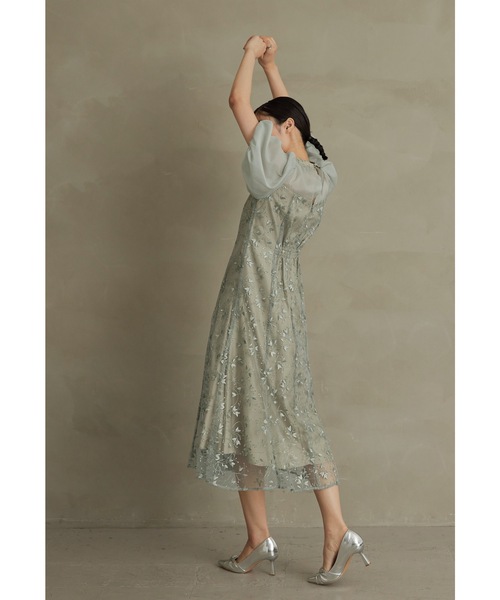 ★値下げしました★ niana オケージョンドレス niana ドレス ケープセットメッシュドレス 結婚式 パーティー