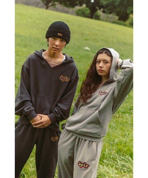 SPLR パーカー フーディー｜Crayon Logo Embroidery Hoodie
