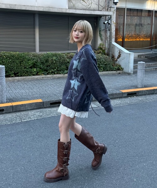 ニット セーター String star argyle knit レディース ニット セーター String star argyle knit レディース