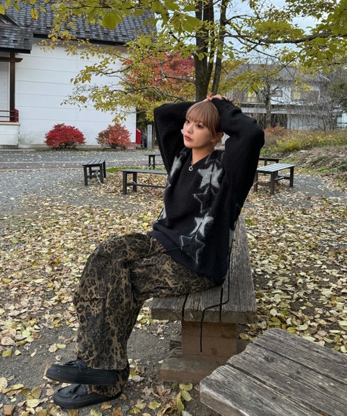 ニット セーター String star argyle knit レディース ニット セーター String star argyle knit レディース