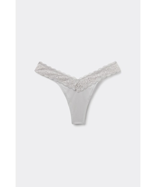 【 】ウエスト ロゴ レース ブラジリアン ショーツ♪ Intimissimi ショーツ レース＆マイクロファイバー エイティーズ