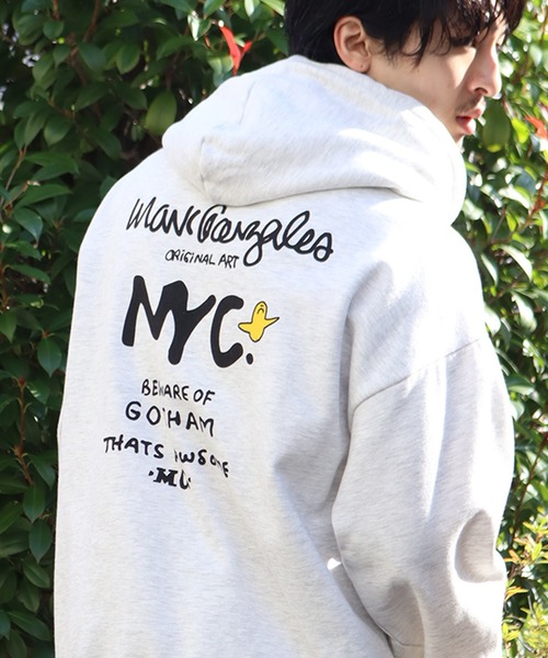Mark Gonzales パーカー 「Mark Gonzales/マーク ゴンザレス」裏