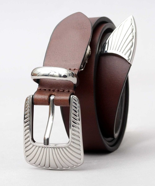 ウエスタンベルト 本革 試着のみ レザー ナロー ウェスタン Lee ベルト 本革 レザー ウエスタンベルト ナロー 25mm メンズ