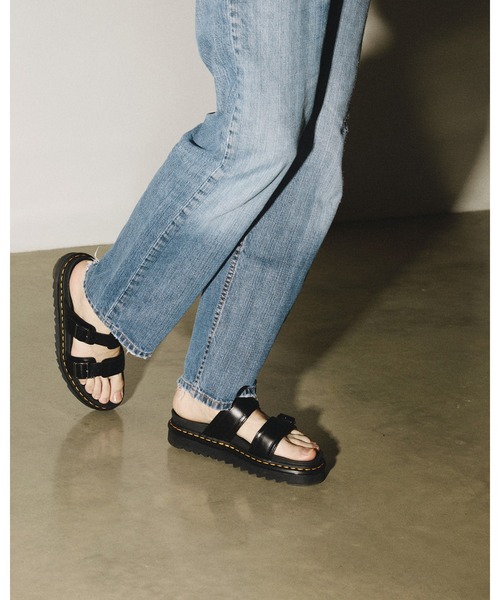 [Dr. Martens] Flat сандалии UK7 черный женский 