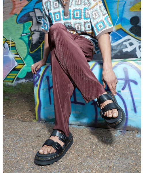 [Dr. Martens] Flat сандалии UK7 черный женский 