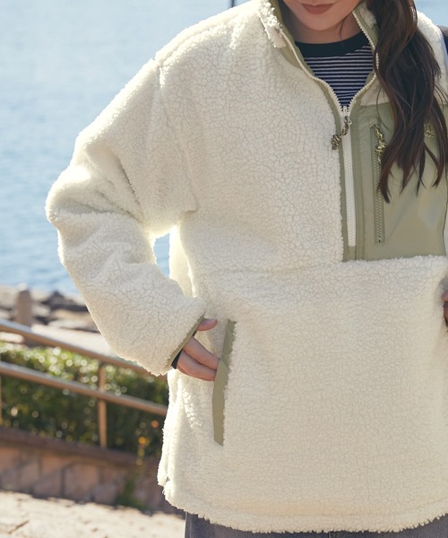 新品　ノースフェイス　プレイグリーンアノラック　フリース THE NORTH FACE ザ ノースフェイス TNF プレイ グリーン RVS