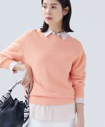 INDIVI（インディヴィ） ニット セーター 「洗える／無縫製／6色展開