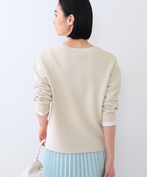 INDIVI（インディヴィ） ニット セーター 「洗える／無縫製／6色展開