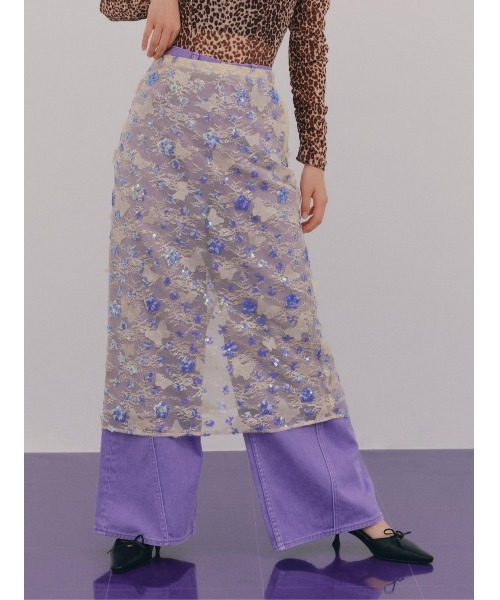 LILY BROWN スカート 「WEB限定カラー」「LILY × ANNA SUI