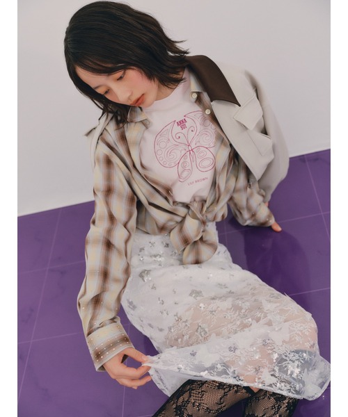 LILY BROWN スカート 「WEB限定カラー」「LILY × ANNA SUI