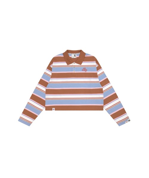 ポロシャツ ポロ AAPE LONG SLEEVE POLO レディース