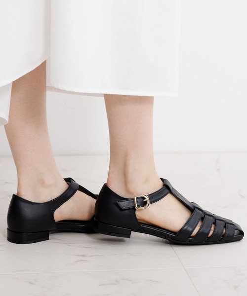 HIMIKO サンダル 「Made in Japan」「HIMIKO」ソフトスクエアトゥ