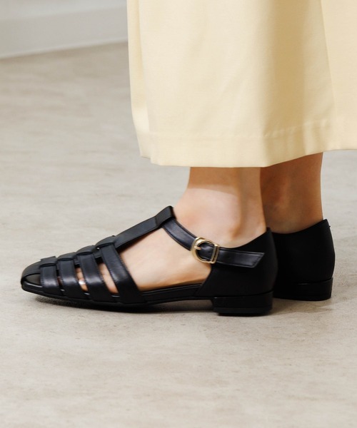 HIMIKO サンダル 夏 「Made in Japan」「HIMIKO」ソフトスクエアトゥ